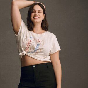Phthalo Ruth graphic tee La Baguette Size L Light  Sand